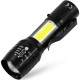 LED Baterka s držiakom na bicykel, LED baterka s laserom, Led svetlo, lampy, baterky, baterka,